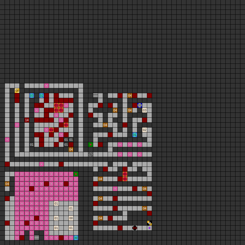 Dungeons of Avalon, castle level 1 map