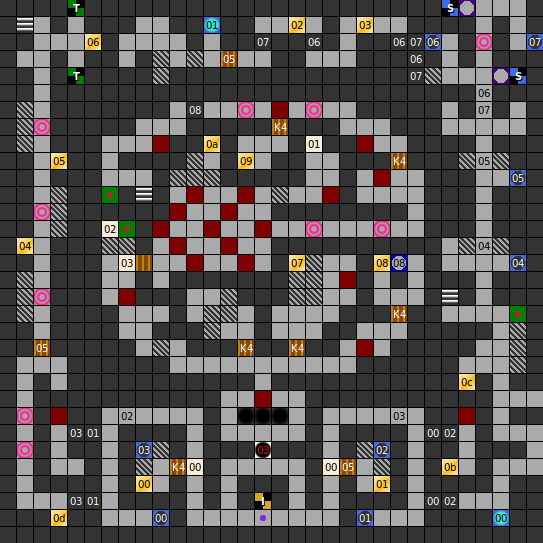 Dungeons of Avalon II, tower level 1 map