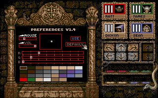 Knightmare, alternate palette