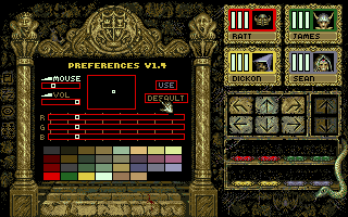 Knightmare, default palette